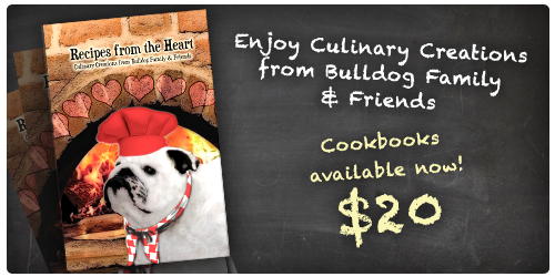 Recipes from the Heart Cookbook - Bulldog Family and Friends